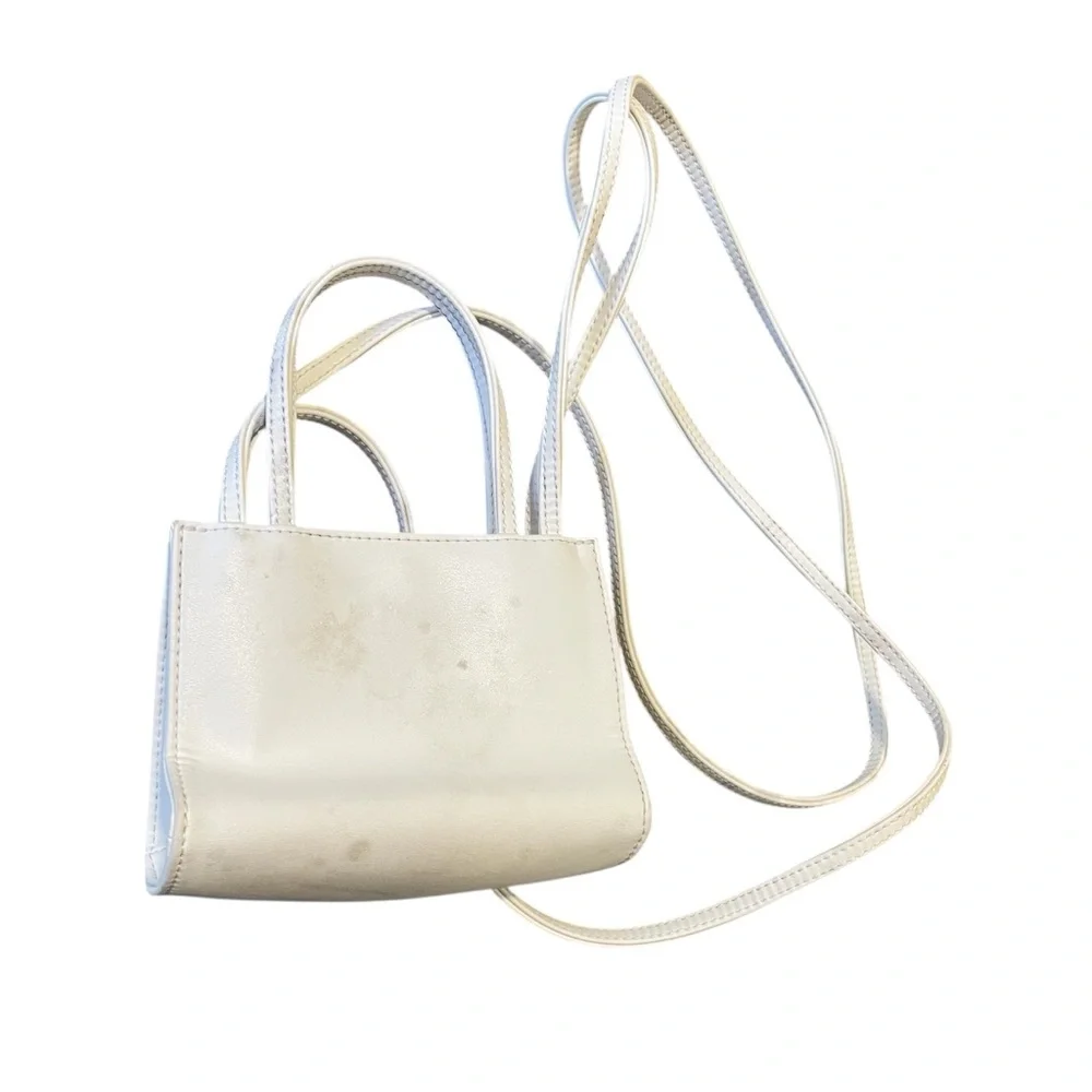 Telfar Cream Mini Shopping Bag - Picture 3 of 4